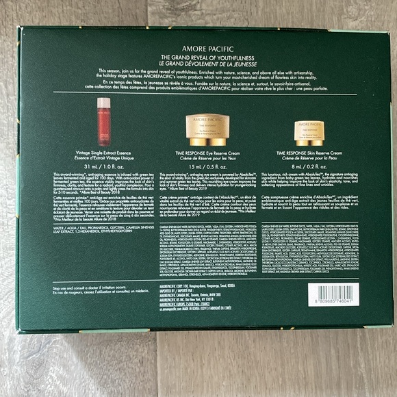 AMORE PACIFIC Youthfulness Set - TIME RESPONSE EYE + cream + vintage extract NEW - Picture 3 of 3